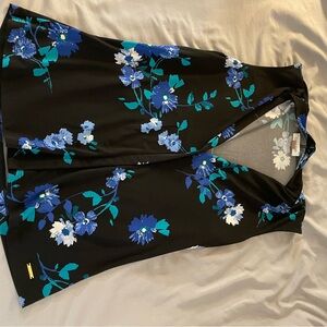 Floral Sleeveless Blouse